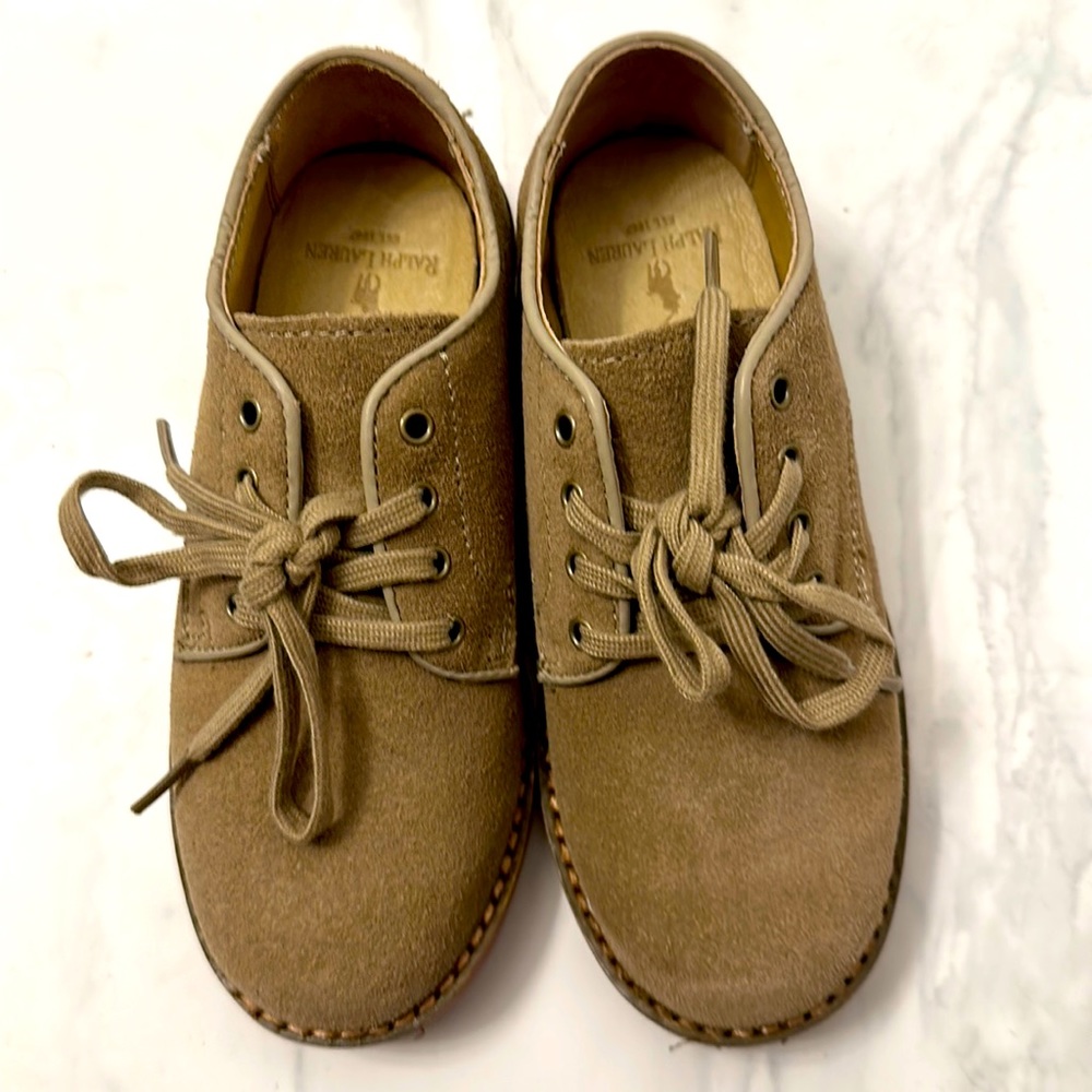 Polo Ralph Lauren Little Boys Suede Oxfords US Boys Size 11